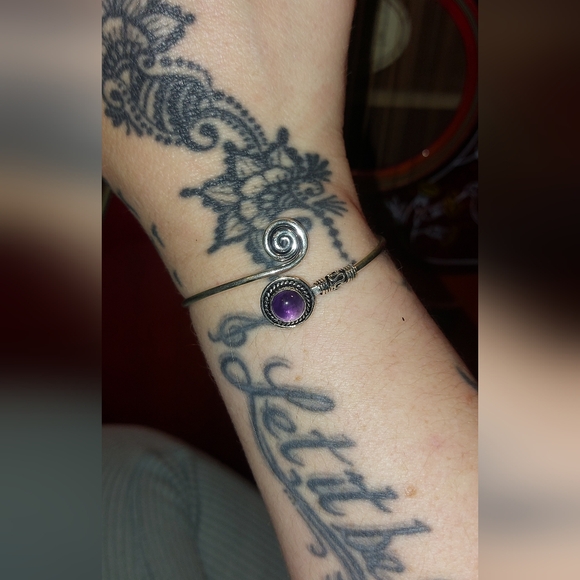Adjustable Amethyst Bracelet - Picture 6 of 6